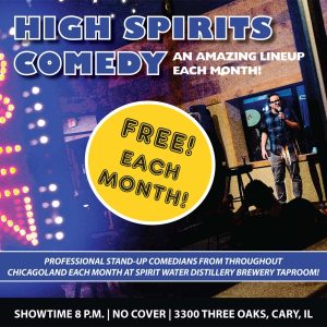 FBTL Comedy Showcase @ Spirit Water Brewery Distillery Taproom | Cary | Illinois | United States