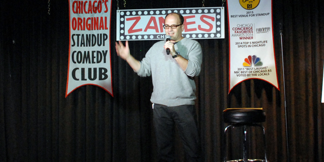 Comedian Larry Bloom at Zanies Chicago